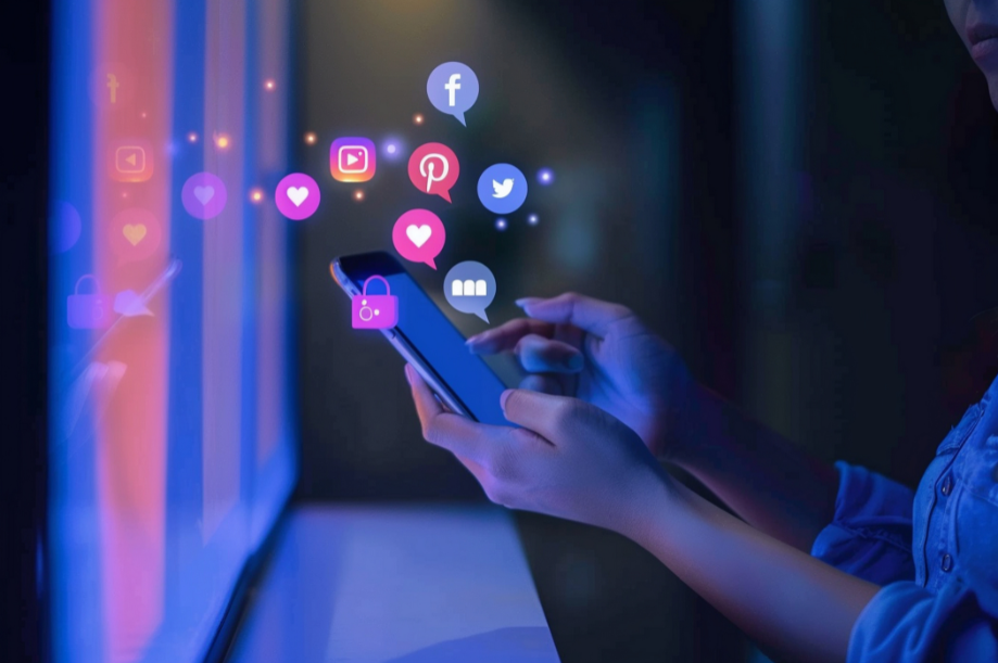 Social media management services by HVAxis Production for content creation, posting, and engagement